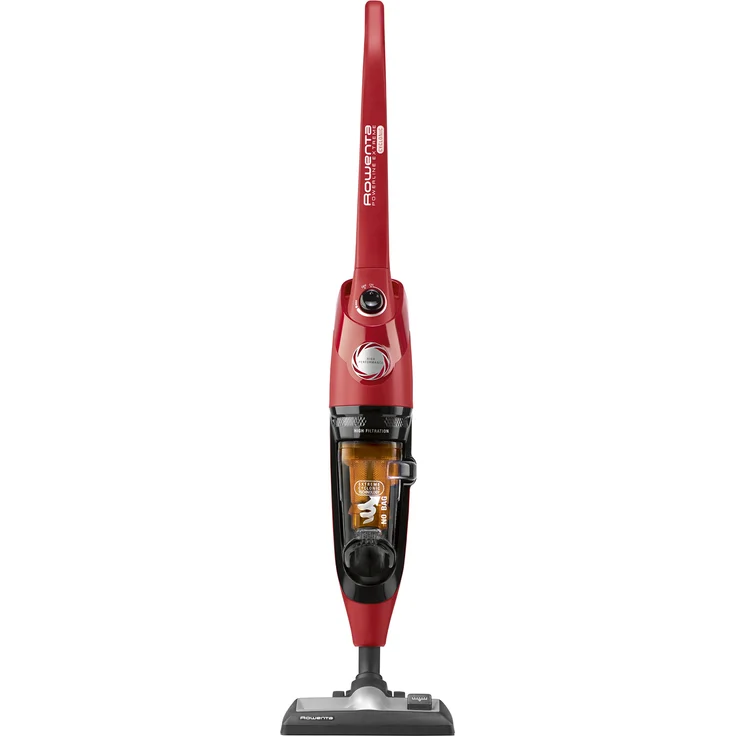 Rowenta RH8133WA Powerline Extreme Cyclonic Elektro-Besen mit Draht und Beutellos, Zyklon-Technologie, Leistung 750 W, Kapazität 0,9 l, Rot