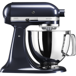 KitchenAid Artisan 5KSM175PSEUB Küchenmaschine mit Direktantrieb, 300W, 4,8 L Edelstahlschüssel, inkl. 3 L polierte Schüssel, Spritzschutz, 10 Geschwindigkeiten, heidelbeere, Serie: 5KSM175PS