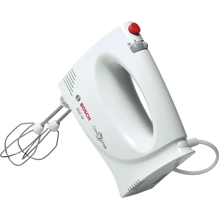 Bosch MFQ3010 Handrührer 300W, 2 Geschwindigkeitsstufen, weiß – Bild 1
