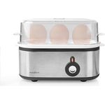 Nedis Eierkocher, 3 Eier, 210 Watt, Becher mit Piekser, Signalton