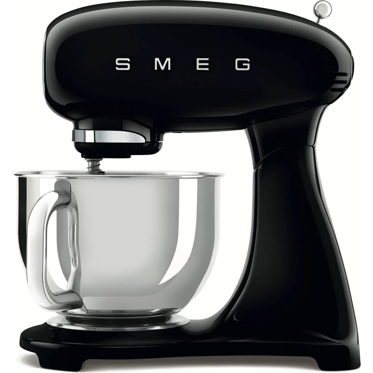 Smeg SMF03BLEU Küchenmaschine mit Direktantrieb, 800W, 4,8 L Edelstahlschüssel, schwarz, Serie: SMF03 – Bild 1