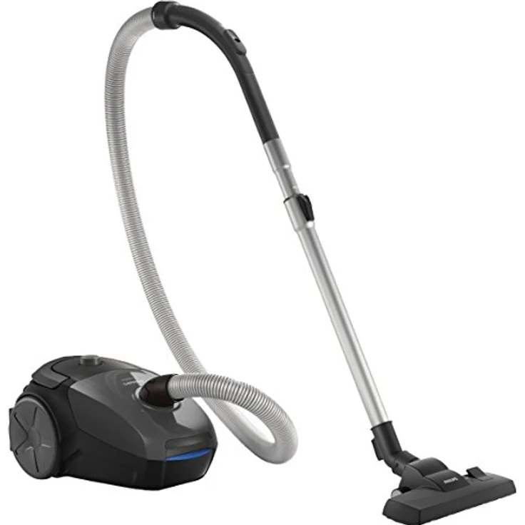 Philips FC8244-09 Bodenstaubsauger mit Beutel, 900 Watt, 9 m Aktionsradius, schwarz-grau – Bild 2