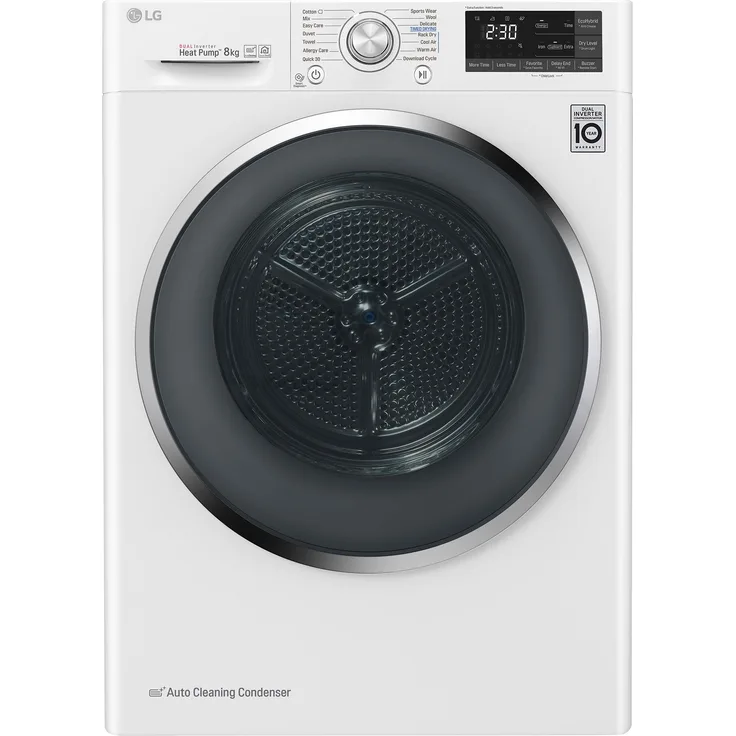 LG RT 8DIH2, Wärmepumpentrockner, A+++, Fassungsvermögen 8 kg, Standgerät, Breite 60 cm, Smart Connectivity, Startzeitvorwahl