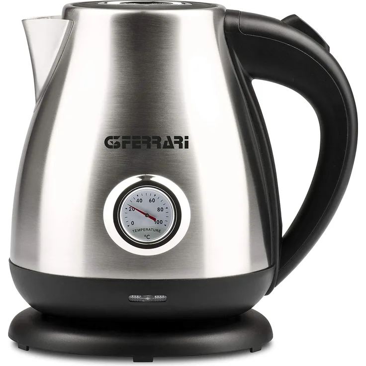 G3Ferrari G10096 Schnellkocher aus Stahl, 1,7 Liter, schnurlos, mit Visier, 2200 W