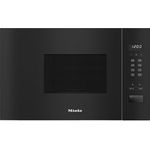 Miele M 2230 SC Mikrowelle, Einbaugerät, 17 Liter Garraum, 800 Watt, Schwarz