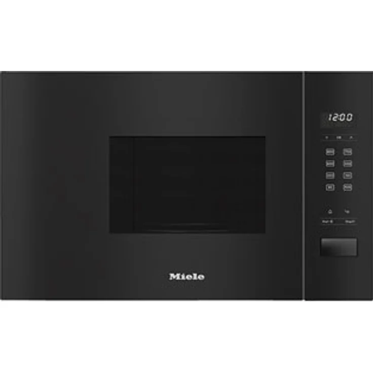 Miele M 2230 SC Mikrowelle, Einbaugerät, 17 Liter Garraum, 800 Watt, Schwarz – Bild 1