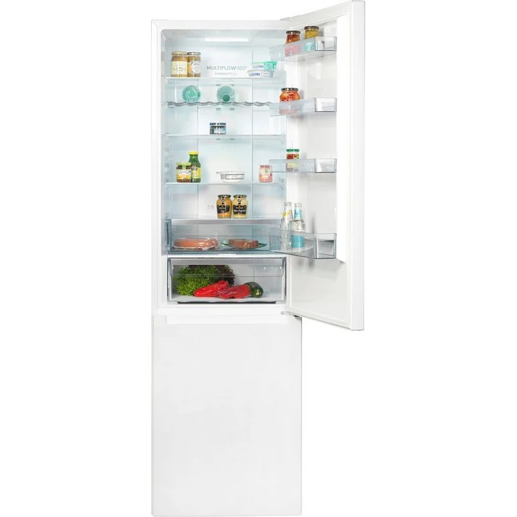 Gorenje NRK6202AW4 Kühl-Gefrierkombination, freistehend, weiß, NoFrost, LED, Breite 60 cm – Bild 4