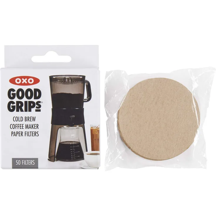 OXO Good Grips Ersatz-Filter für Kaffeemaschinen, braun, 50 Stück pro Box