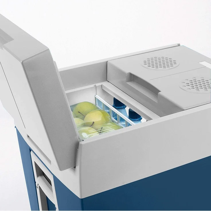 Mobicool MT48W AC-DC - elektrische Kühlbox mit Rollen passend für eine komplette Getränkekiste- Bierkiste, Energieeffizienzklasse F, 48 Liter, 12 V und 230 V für Auto, Lkw und Steckdose, blau – Bild 4