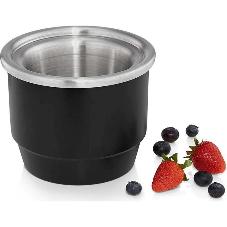 WMF KüchenMinis Eismaschine 3in1 - für Frozen Joghurt, Sorbet und Eiscreme, 12W, Gefrierbehälter 300 ml, 30-Minuten-Timer, silber – Bild 5