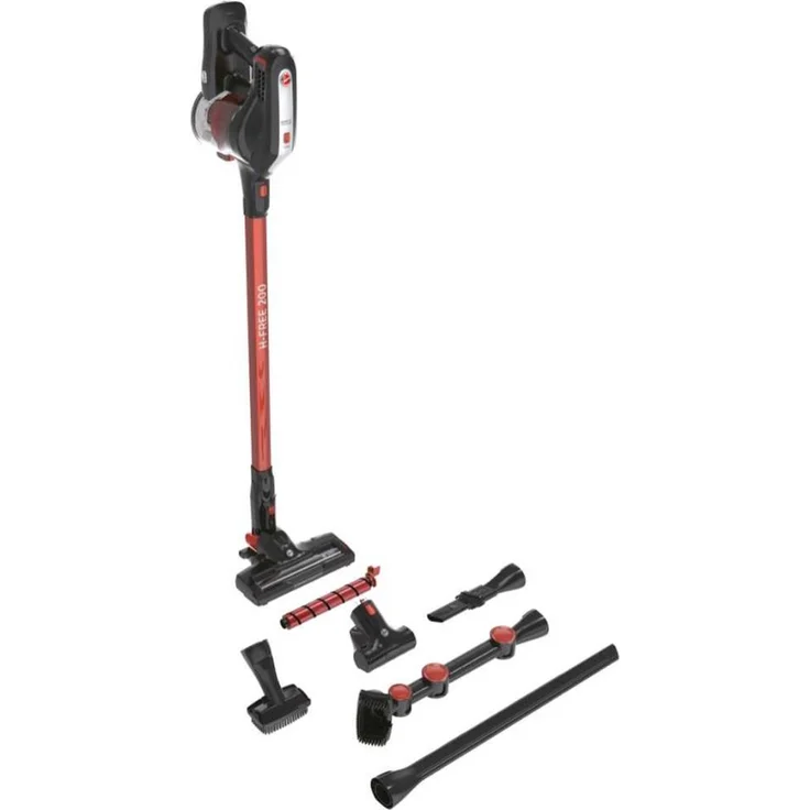 Hoover HF122RH H Free 100 HF122RH Handstaubsauger, 40 min Akkubetrieb, Zyklon-Technik, LED-Frontlicht, orange-schwarz – Bild 3