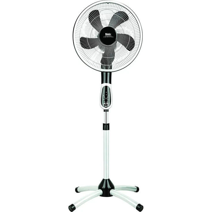 Fakir 6954009 Standventilator VC 360''Rotating, 55 W, silber-dunkelgrau