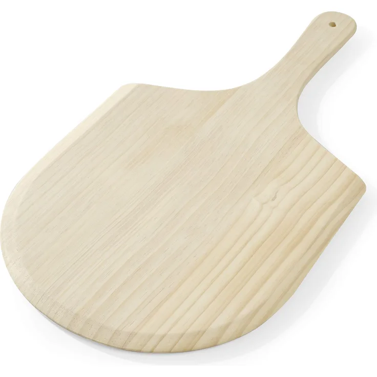 HENDI Pizzaschaufel, Pizzaschieber, Brotschieber, 535x305x(H)10mm, Holz