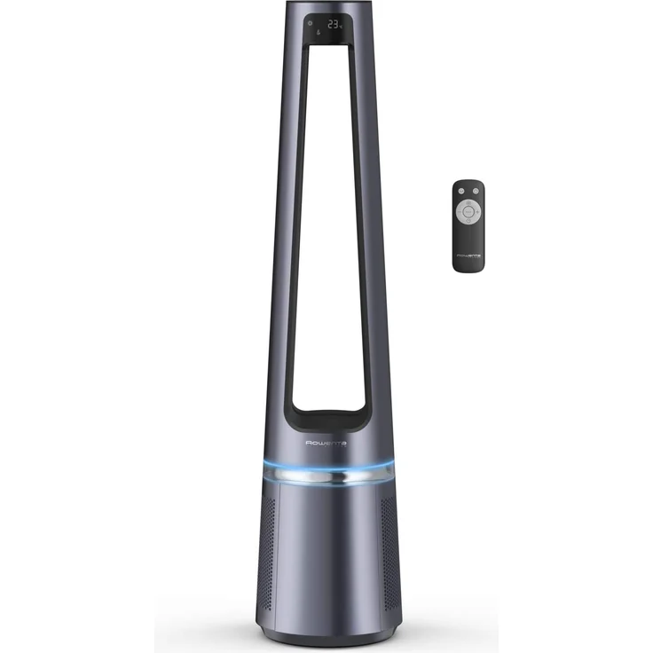 Rowenta Eclipse 2-in-1 Luftreiniger und Ventilator, 12 Stufen, Timer, verzögerte Startfunktion, Fernbedienung, anthrazit (QU5030F0) – Bild 1
