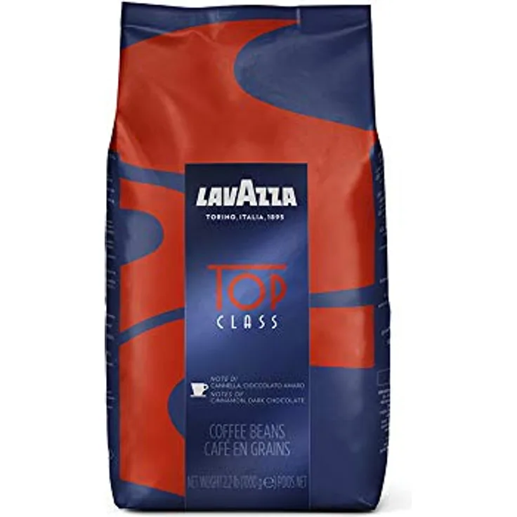 Lavazza Kaffee Espresso Top Class, ganze Bohnen, Bohnenkaffee, 1000g