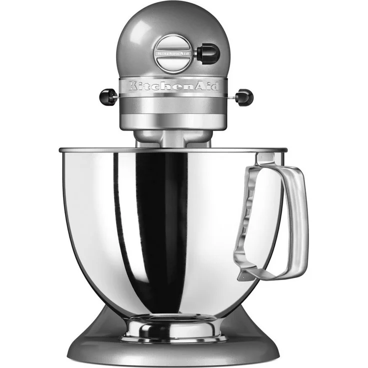 KitchenAid Artisan 5KSM125ECU Küchenmaschine mit Direktantrieb, 300W, 4,8L Edelstahlschüssel, kontur-silber, Serie: 5KSM125 – Bild 2