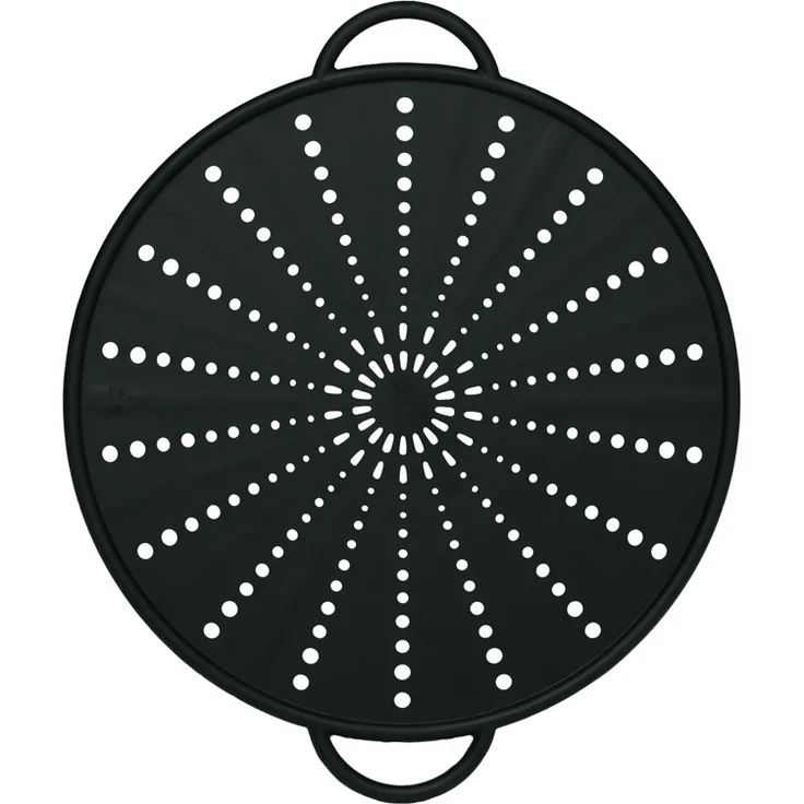 Emsa 514561 Spritzschutz, Ø 31 cm, Silikon, Anthrazit, Smart Kitchen