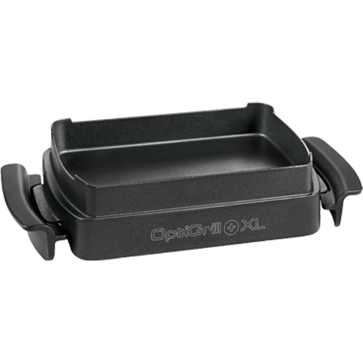 Tefal XA7268 OptiGrill Snacking & Baking Backschale XL (passend nur für OptiGrill XL, antihaftversiegelt, Kapazität: 2 Liter, spülmaschinenfest) schwarz