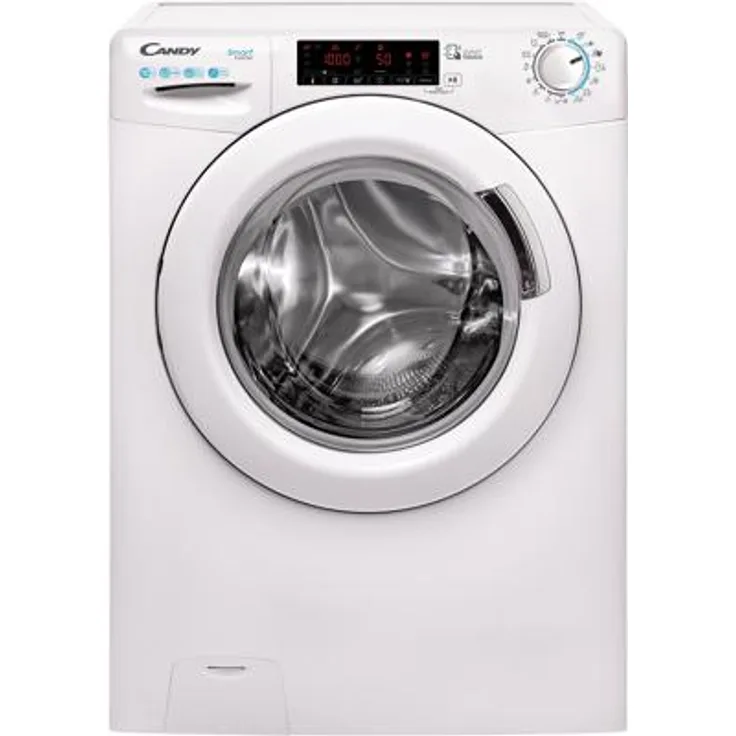Candy CS 1410TXME1S, Frontlader-Waschmaschine, A, Fassungsvermögen 10 kg, Standgerät, Breite 65 cm, Edelstahltrommel, Restlaufzeitanzeige