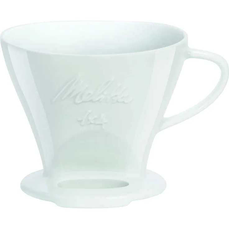 Melitta 219025 Filter Porzellan Kaffeefilter Größe 1x4 Weiß