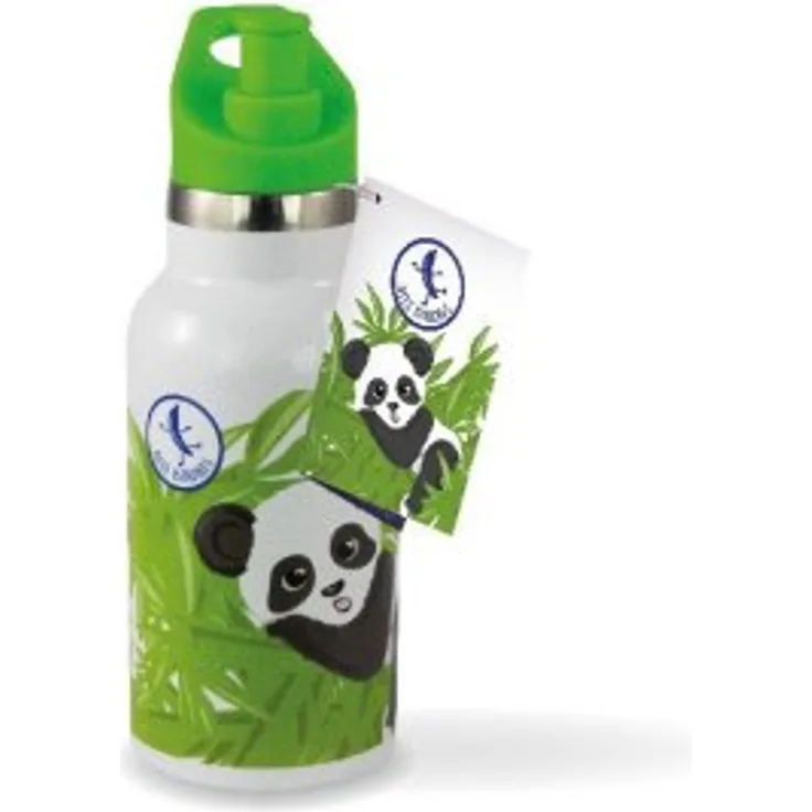 Blue Bananas 32103 - 350 ml Edelstahl Trinkflasche für Kids – Hochwertige Trinkflasche Edelstahl Vakuum Flasche – mit Panda Motiv