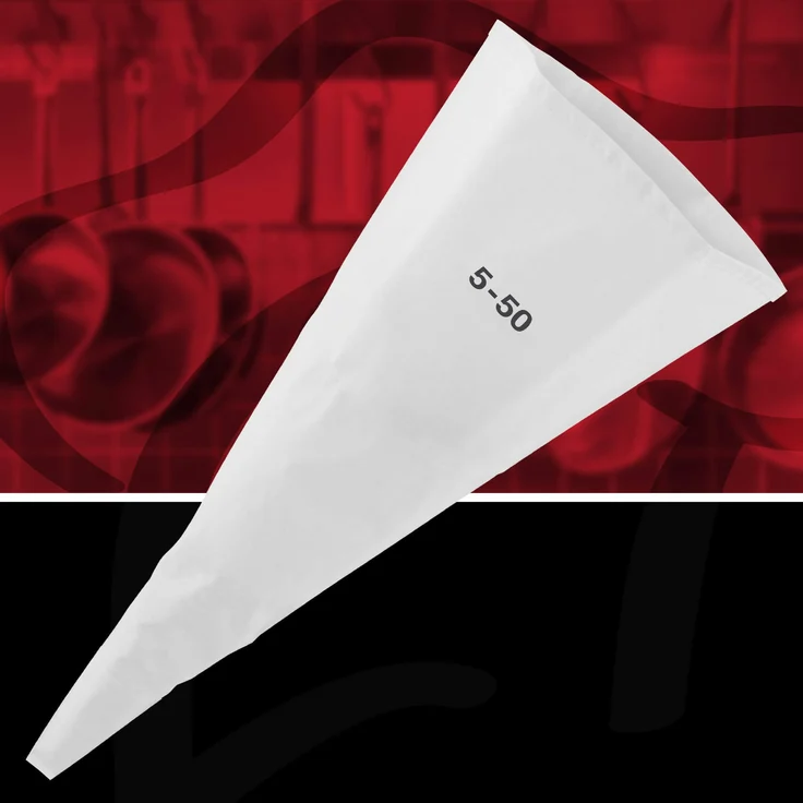 FMprofessional Baumwolle-PU-beschichtet, ca. 500 mm, weiß Spritzbeutel 50 cm Kochfest, 50cm – Bild 3