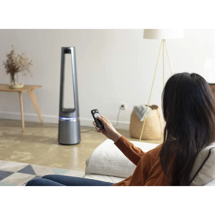 Rowenta Eclipse 2-in-1 Luftreiniger und Ventilator, 12 Stufen, Timer, verzögerte Startfunktion, Fernbedienung, anthrazit (QU5030F0) – Bild 6