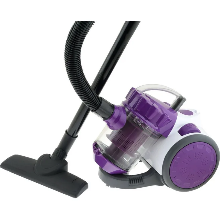 Winkel WS10 beutelloser Staubsauger - Polyzyklon-Staubsauger - 1,5 L Staubfangbehälter - 1000 W - violett