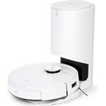 Ecovacs Deebot T9+ Saugroboter mit Wischfunktion, 170 min Akkubetrieb, 3.000 Pa Saugleistung, mit Absaugstation und Lufterfrischer, weiß