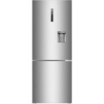 Haier C3FE744CMJW Kühl-Gefrierkombination, freistehend, silber, Full NoFrost, 0-Grad-Zone, Wasserspender, Breite 70 cm, Energieklasse E