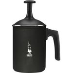 Bialetti Tuttocrema Milchaufschäumer, 1L, Aluminium, für 6 Tassen, antihaftbeschichtet, spülmaschinengeeignet, schwarz
