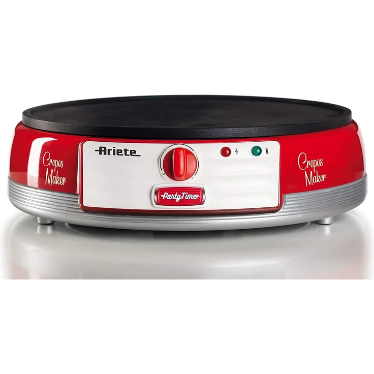 Ariete 202 Crêpes-Maker, antihaftbeschichtet, rot – Bild 2