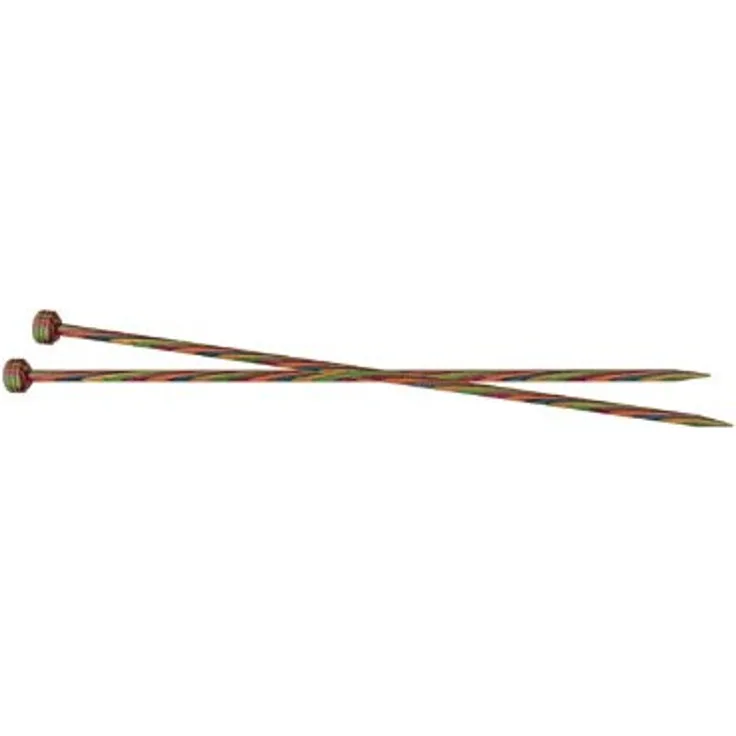 KnitPro Symfonie Holz Langnadeln 25cm, 10,0mm (20212), 5.00mm (20205), 5 mm