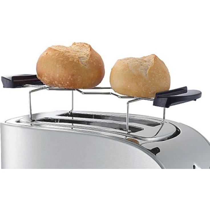 WMF Stelio Toaster Edelstahl, Doppelschlitz-Toaster mit Brötchenaufsatz, 980 W, 7 Bräunungsstufen, Bagel-Funktion, Überhitzungsschutz, edelstahl matt – Bild 7