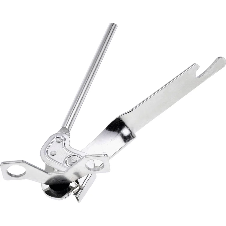 Westmark Zangendosenöffner mit Kapselheber, Länge: 14,8 cm, Stahl, Standard, Silber, 10302270