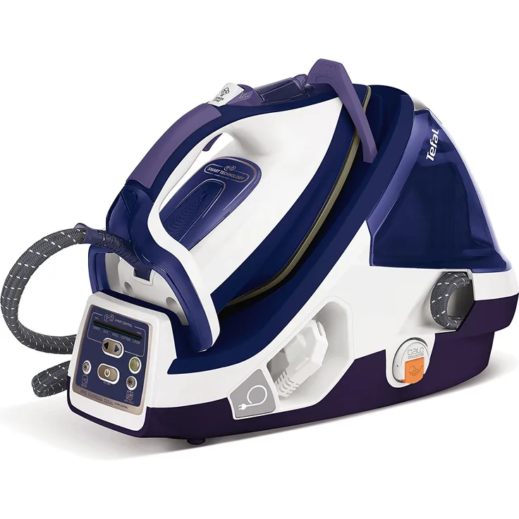 Tefal GV8977 Pro X-Pert Plus Dampfbügelstation 2.400W, Bügelstation, Dampfstoß 450 g-min, Automatische Abschaltung vom Dampf-Bügeleisen, lila-weiß