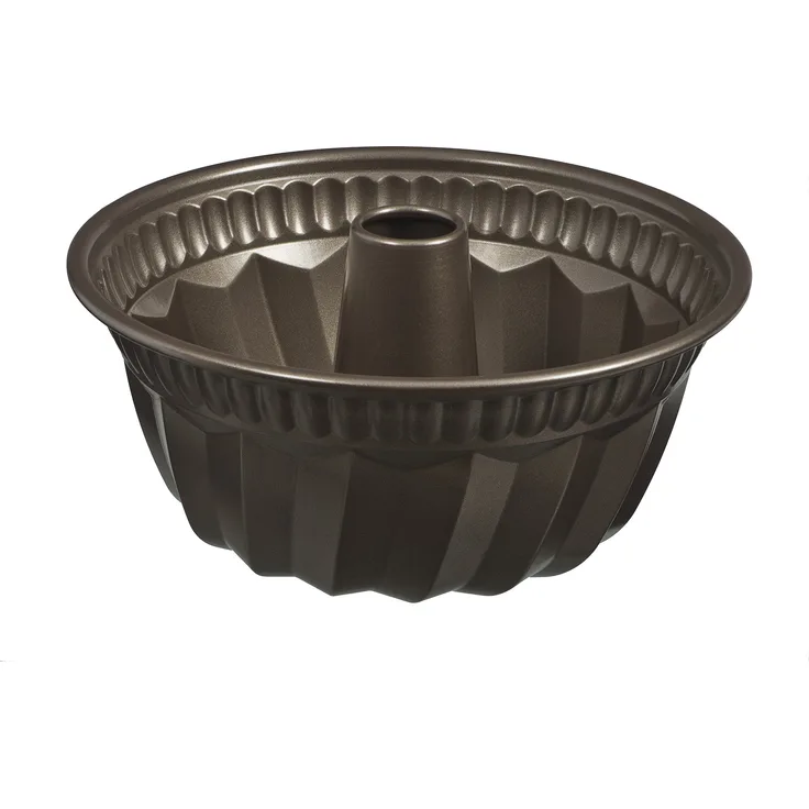 Pyrex 8013123.0 Asimetria Gugelhupf-Backform aus Stahl, 22 cm, braun
