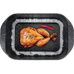 The Multi Bräter mit innovativem Salzkanal und schwarzem Marmorstein