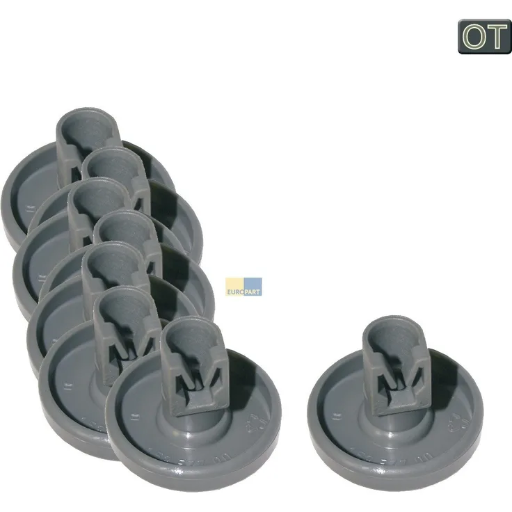 AEG 50286965004 Korbrolle Unterkorb 8 Stück Spülmaschine