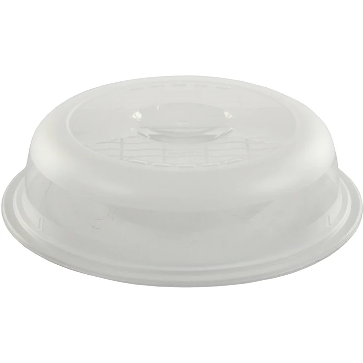 Rotho Basic Mikrowellenabdeckhaube, Kunststoff (BPA-frei), transparent, (26,5 x 26,5 x 6,5 cm) – Bild 1