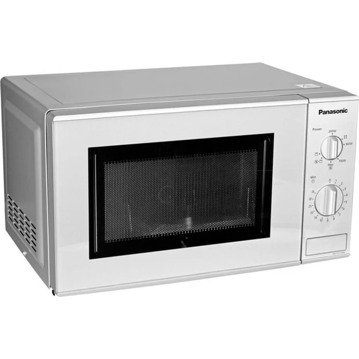 Panasonic NN-K121M Mikrowelle mit Grill, Standgerät, 800 Watt, 20 Liter Garraum, silber – Bild 2