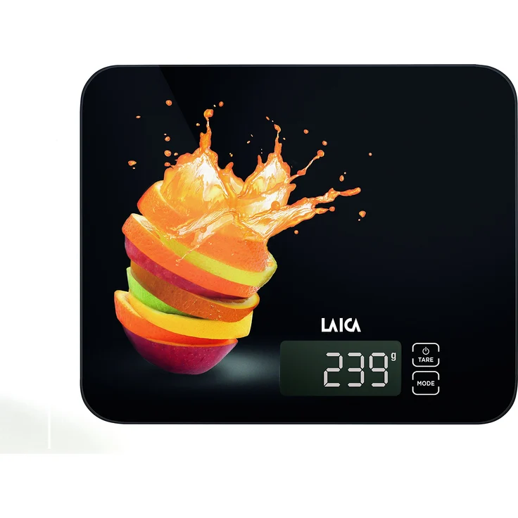 Laica KS5015 Elektrische Küchenwaage, Glas, Touch-Sensor, 15 kg – Bild 1