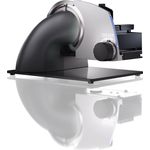 Graef Allesschneider SKS 700, 170W, Ø 170 mm glattes Vollstahlmesser, inkl. MiniSlice-Aufsatz, Messerschärfer, Messerabnahmevorrichtung, Edelstahltablett und Lafer-Rezeptheft, eisenglimmergrau