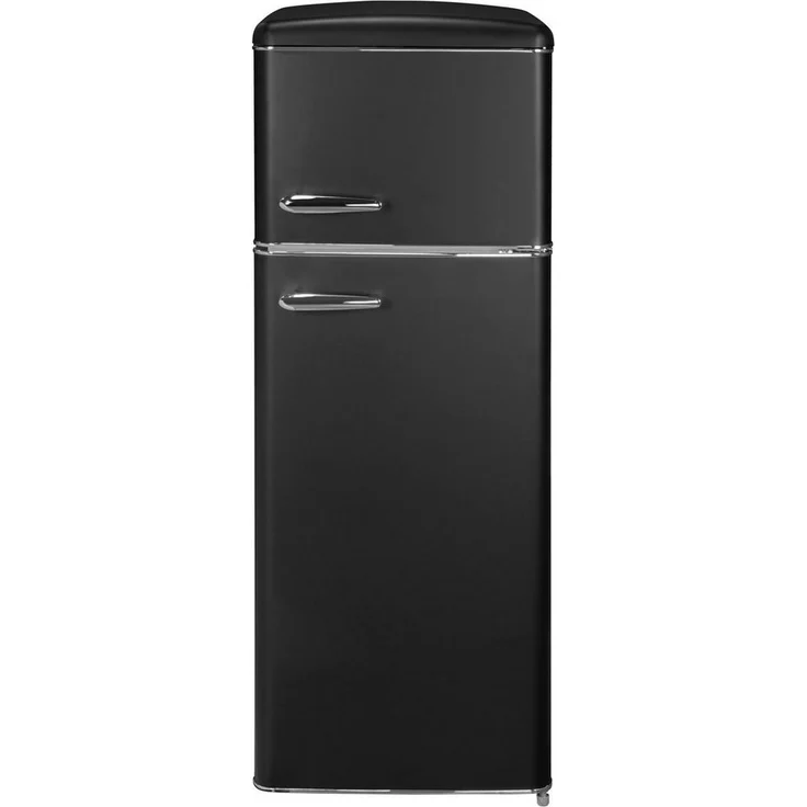 Exquisit RKGC270-45-H-160E Kühl-Gefrierkombination, freistehend, mattschwarz, LED, Breite 54.5 cm, Energieklasse E – Bild 3