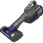 Black+Decker 36 Wh - 18 V Akku-Handstaubsauger Dustbuster Pet mit smart tech (mit Cyclonic Action, integrierte ausziehbare Fugendüse, inkl. Tierhaarbürste, Ladestation mit Wandhalterung) BHHV520BFP