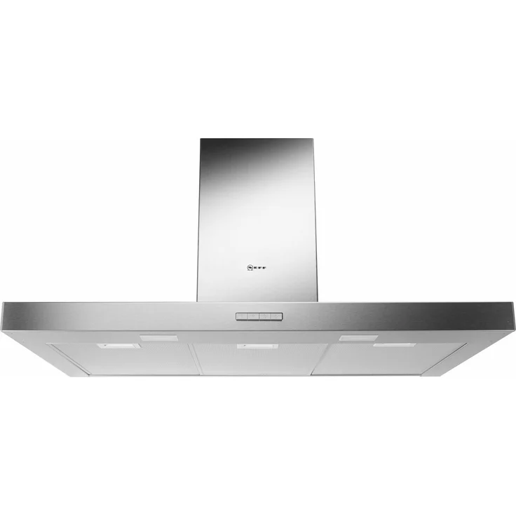 Neff D92BBC0N0, Motorhaube, Kamin flach, Breite: 90 cm, Tiefe: 50 cm, Absaugung und Rückführung (mit zusätzlichem Rückführungsset), rostfreier Edelstahl – Bild 3