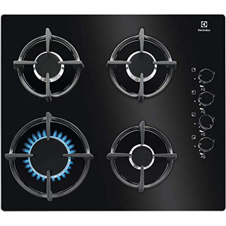 Electrolux EGG6407K Gaskochfeld, Glas