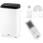 Princess 01.352900.01.001 Smartes Klimagerät App gesteuert mit Fernbedienung & Fensterkit, 2,6kW 65dB