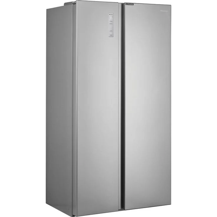 Hisense RS677N4BIE Side-by-Side-Kühlschrank, freistehend, edelstahl, NoFrost, Schnellkühlen, Schnellgefrieren, Breite 91 cm – Bild 4