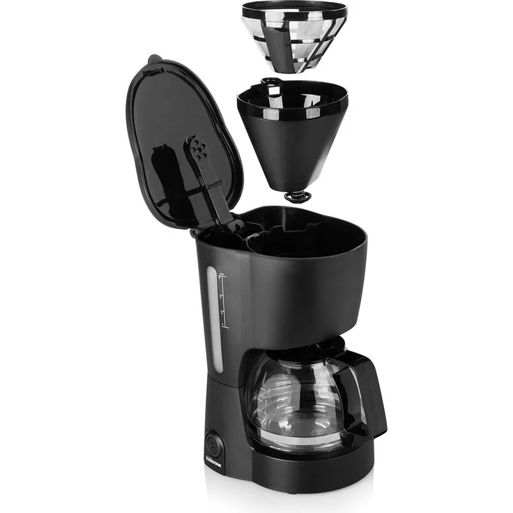 Tristar Kaffeemaschine mit 600 ML Fassungsvermögen - ideal für Campings geeignet [für bis zu 6 Tassen, mit automatischer Abschaltfunktion und Wasserstandsanzeige], CM-1246 – Bild 2